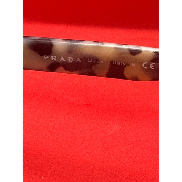 Prada SPR 15Q ROK 1V1 Tortoiseshell Oval Sunglasses Made in Italy FRAME ONLY main image 7